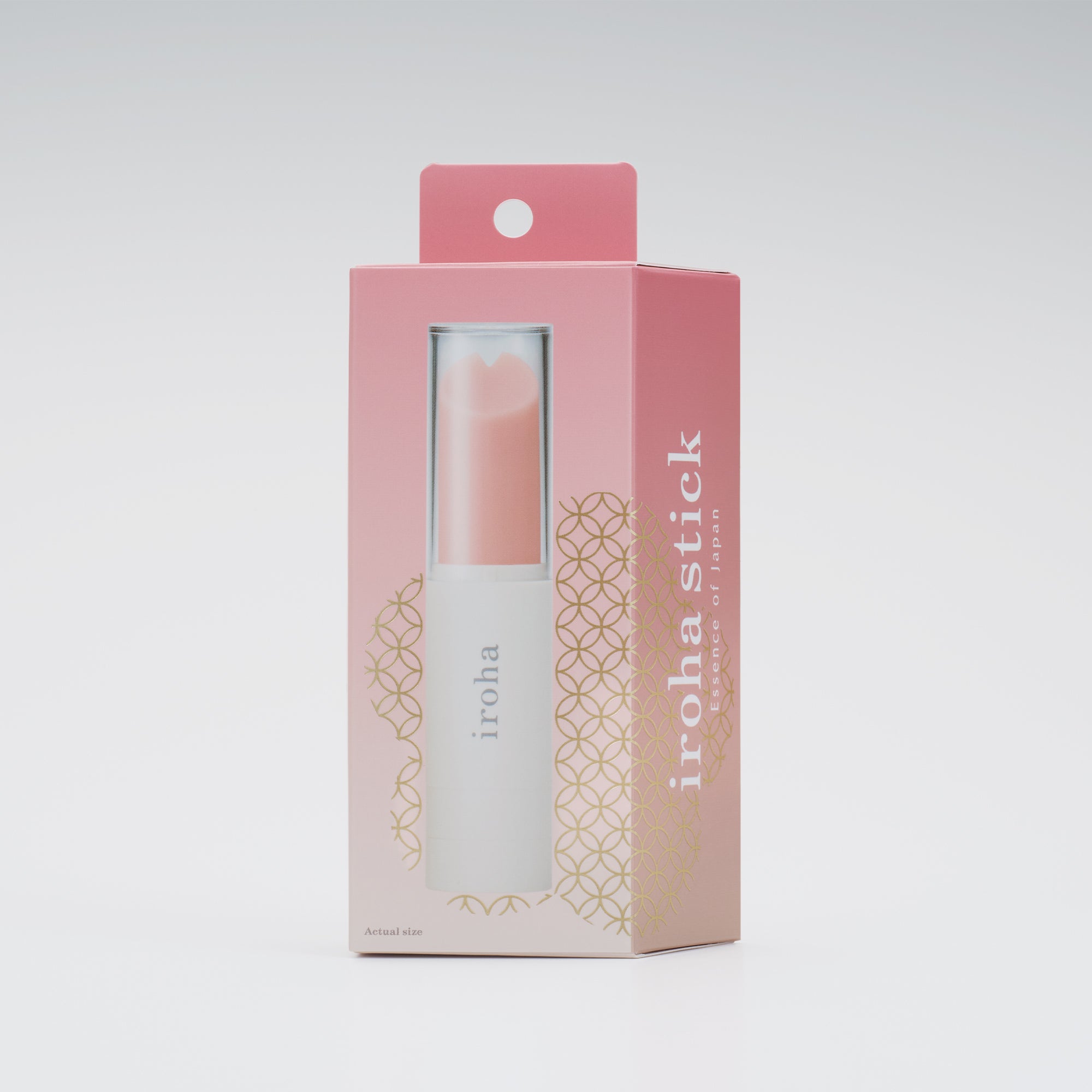 iroha stick - light pink × white