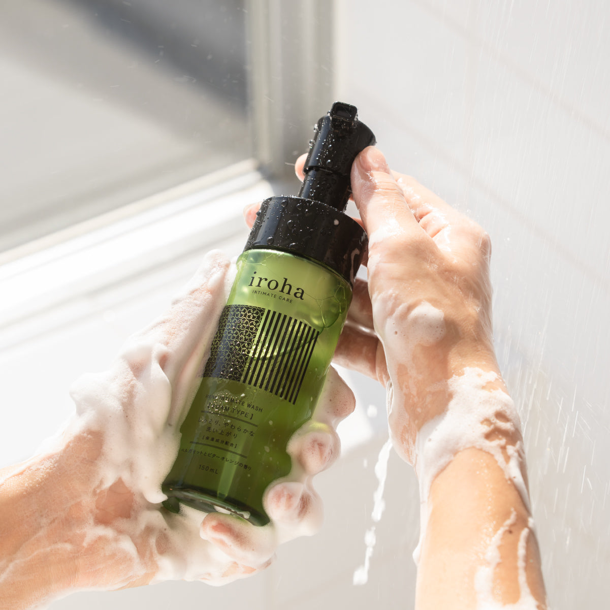iroha INTIMATE WASH [FOAM TYPE] Bergamot and Bitter Orange